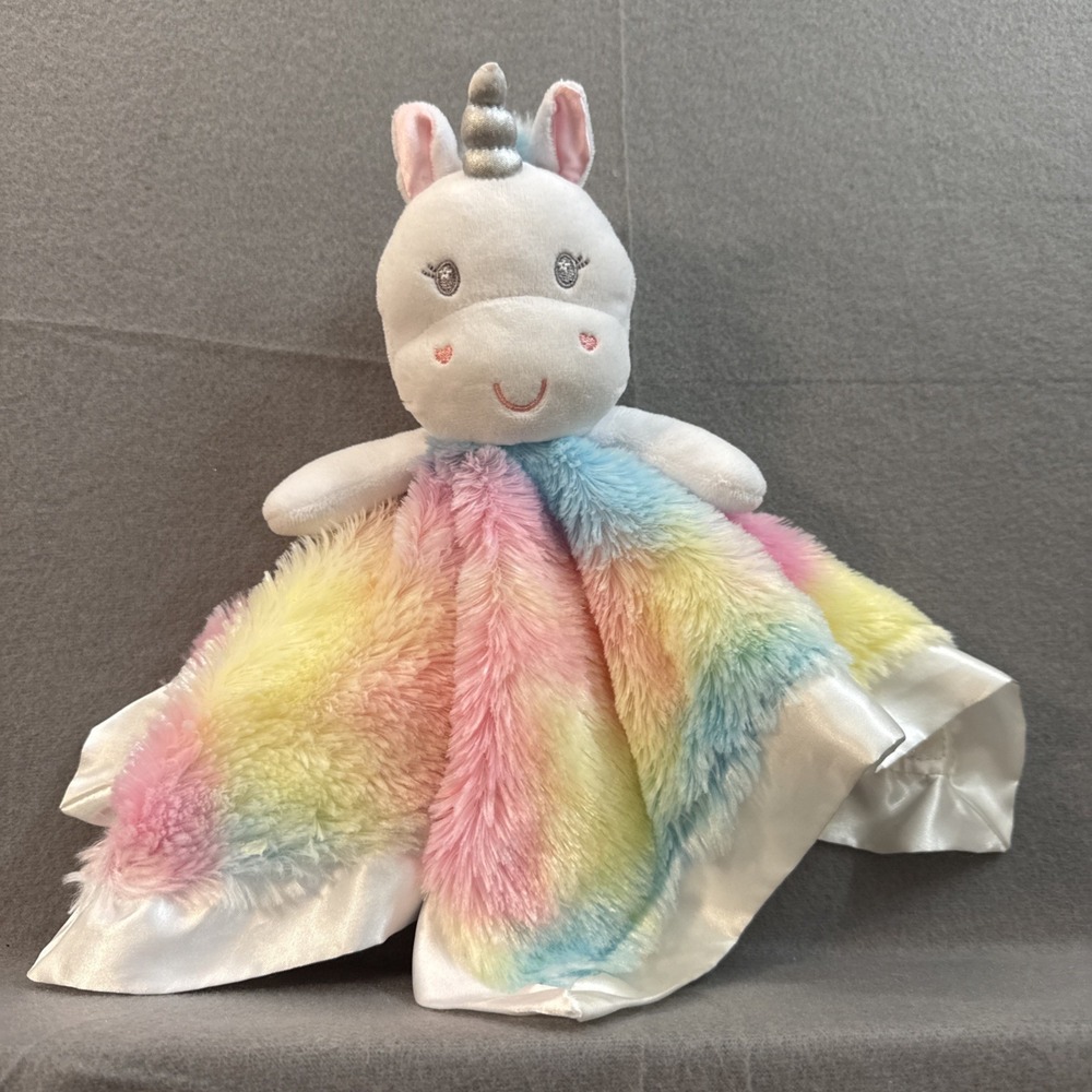 Baby Starters Unicorn Lovey Blanket Rainbow Tie Dye Soft Plush